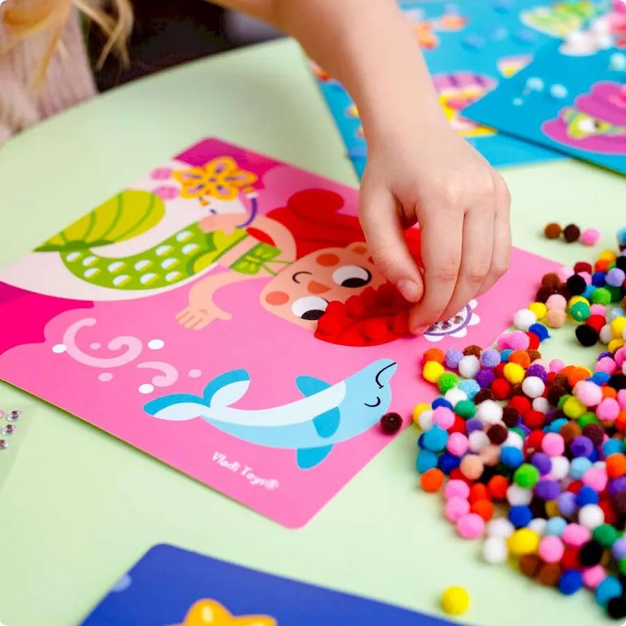 Набір для творчості Vladi Toys Creative Box Сова 9 картинок VT4433-08  - фото 6