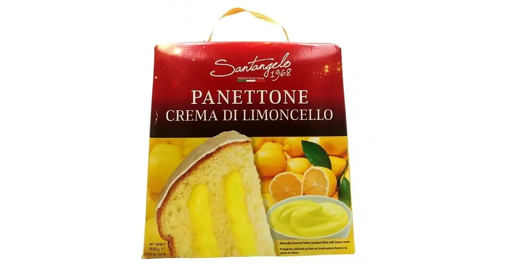 Панеттоне Santangelo Panettone Limoncello з кремом лімончелло 908 г