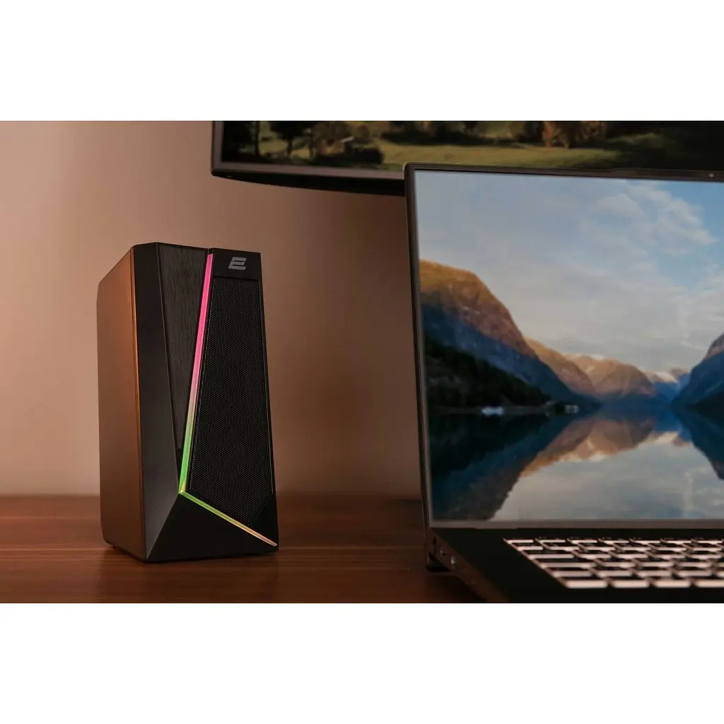 Акустична система 2E PCS233 RGB 2.0 USB Black (2E-PCS233BK) [99449] - фото 9