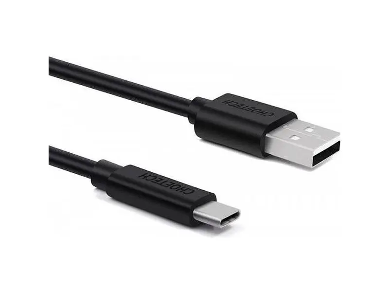Кабель USB Type-C Choetech USB to Type-C 3m Black (AC0004-BK) - фото 3