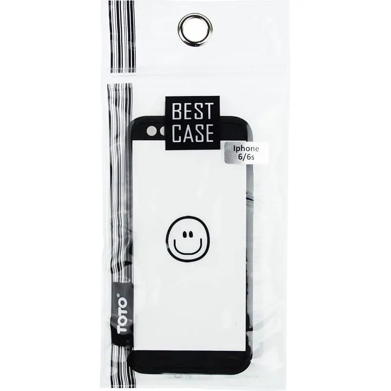Чохол-накладка Toto TPU Cartoon Case IPhone 6/6S Smile Black - фото 2