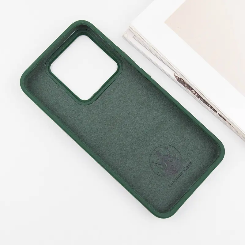 Чехол Silicone Cover Lakshmi (AAA) для Xiaomi 13T / 13T Pro Зеленый / Cyprus Green - фото 4