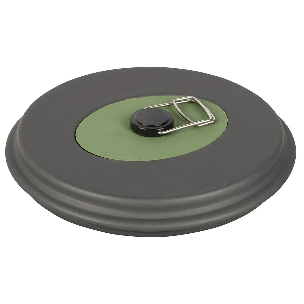 Набір посуду Bo-Camp Explorer 4 Pieces 19 Hard Anodized Grey/Green (2200241), Сірий - фото 6
