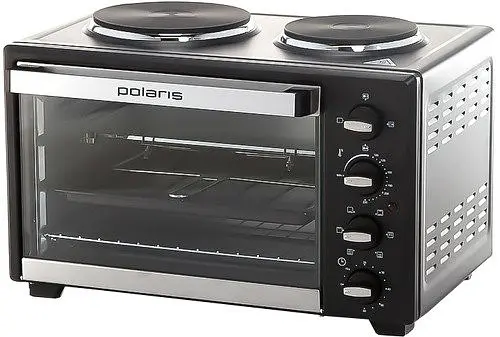 Електродуховка з плитою Polaris PTO 0235 GLHP