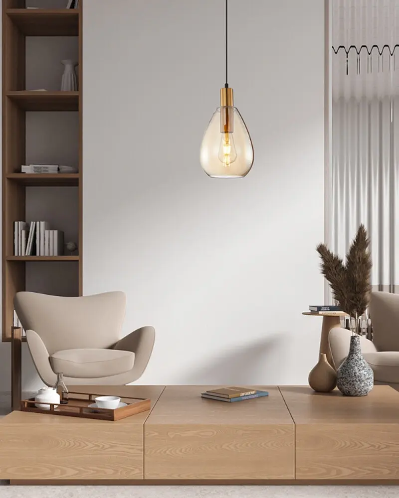 Светильник подвесной, люстра Italux PND-27812-BRO-AMB Zulo E27 1x40W IP20 - фото 2