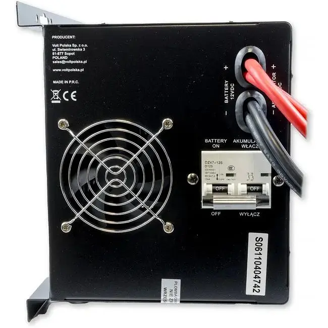 Гібридний ДБЖ/інвертор Volt Polska SINUS PRO 2400 W 12/230V 1600/2400W (3SP240012W) - фото 5