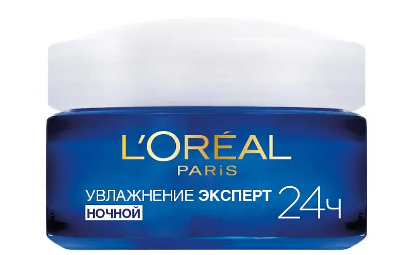 Нічний крем для обличчя L’Oreal Paris Зволоження Експерт для всіх типів шкіри, 50 мл (A4510616) - фото 2