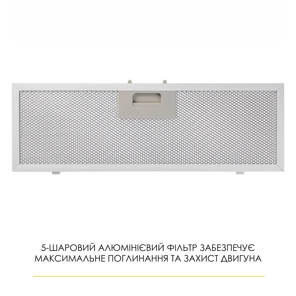 Витяжка повновбудована WEILOR LUMINA WBG 68 WHITE - фото 16