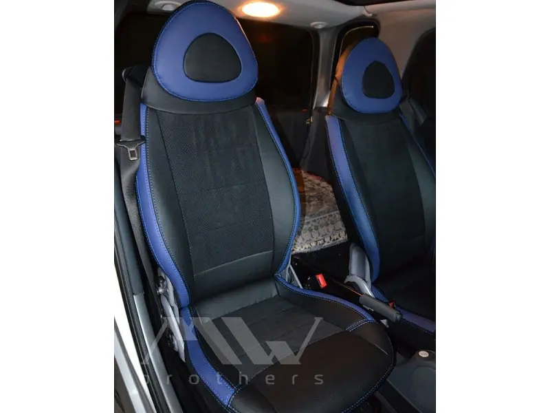 Авточохли модельні MW Brothers для Mercedes Benz Smart Fortwo II c 2008 - фото 5