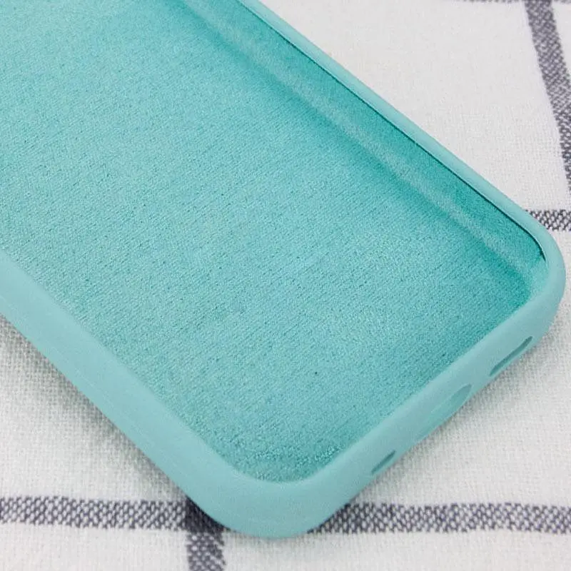 Чехол Silicone Case Full Protective (AA) NO LOGO для Apple iPhone X / XS (5.8) Бирюзовый / Marine Green - фото 3