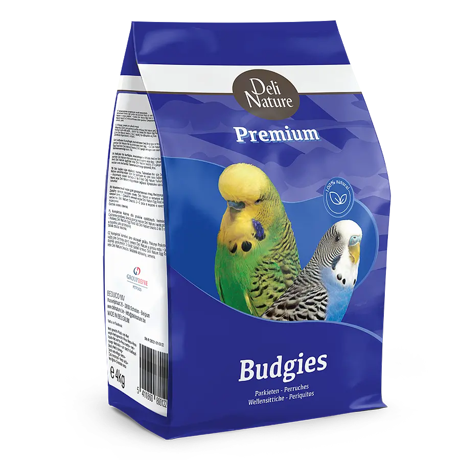 Корм для хвилястих папуг Deli Nature Premium Budgies Делі Натюр повнораціонний 1 кг