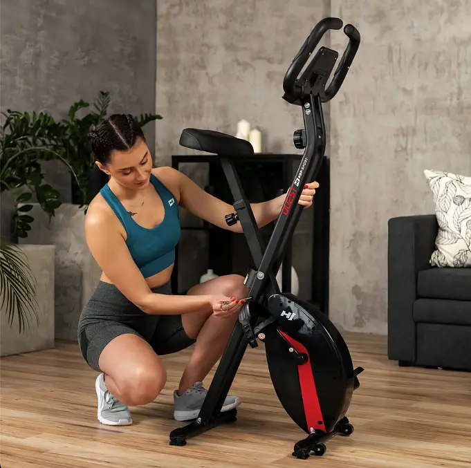 Велотренажер Hop-Sport HS-3020X Quest X-Bike чорно-червоний - фото 9