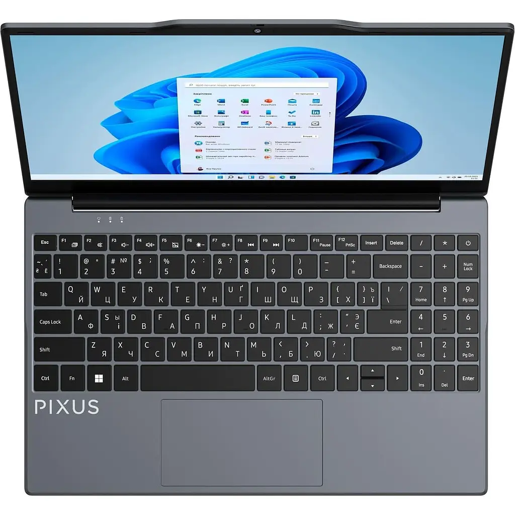 Ноутбук Pixus 14.1 Bit Lite FHD/Celeron N5095/8GB/256SSD/Intel UHD/W11H/Gray (4897058532142) - фото 4