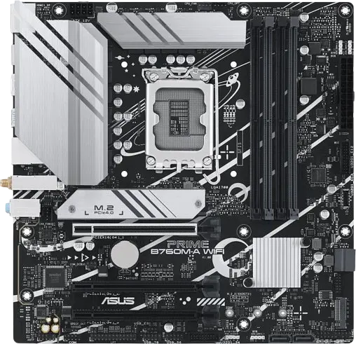 Материнська плата Asus B760M-A Prime Wi-Fi LGA 1700 (PRIME B760M-A WIFI) - фото 2