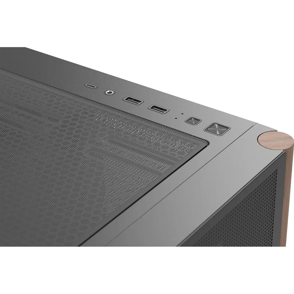 Корпус AeroCool D301A-G-BK-v2 Black (ACCS-DS03043.11) [146683] - фото 7