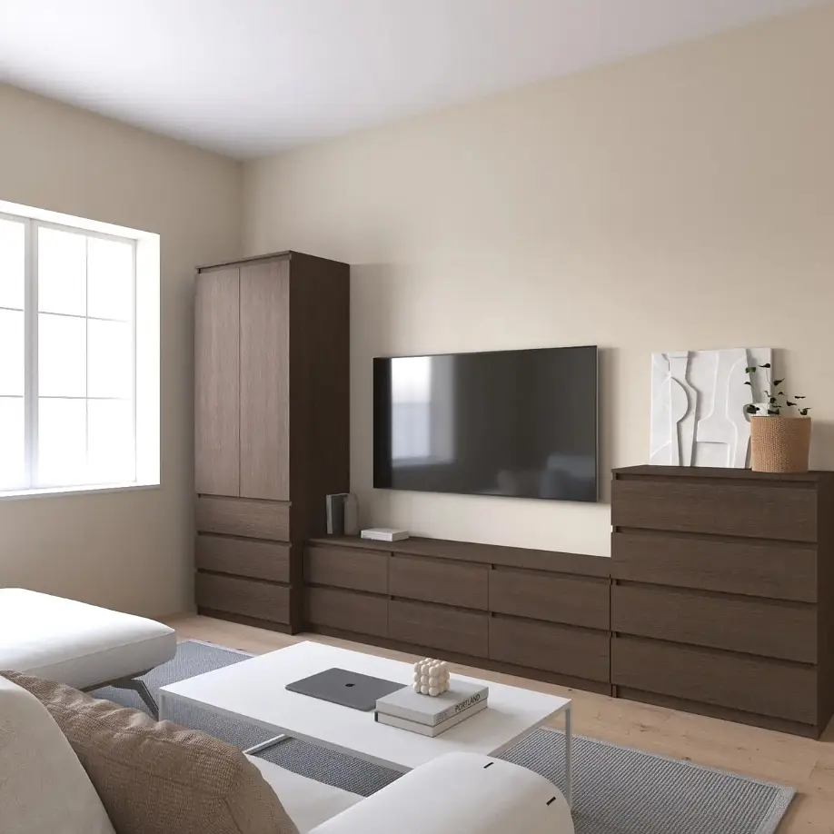 Комплект меблів у вітальню VAYS шафа R-9, тумба R-12, комод R-4 - фото 7