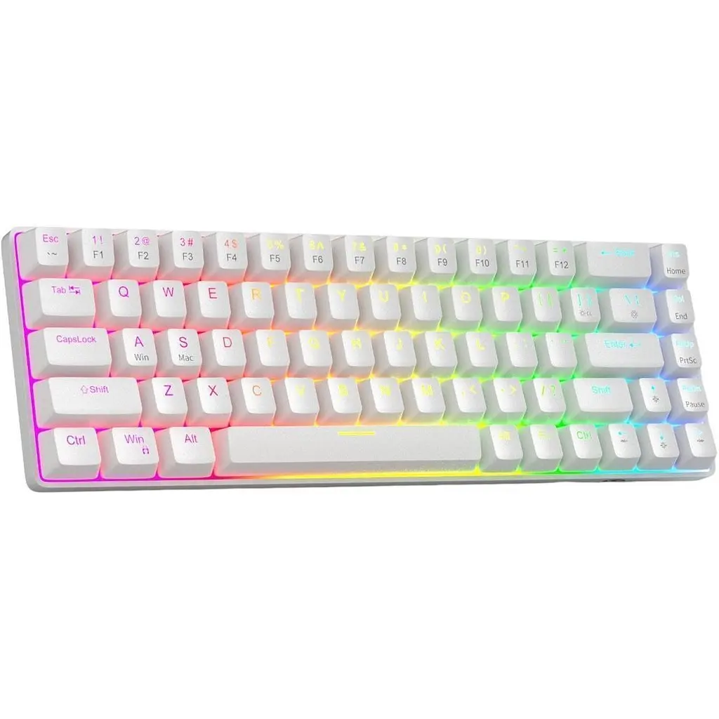 Клавіатура MageGee MK-BOX RGB Magnetic Amethyst Switch White (6971969728653-UA) [164297] - фото 2