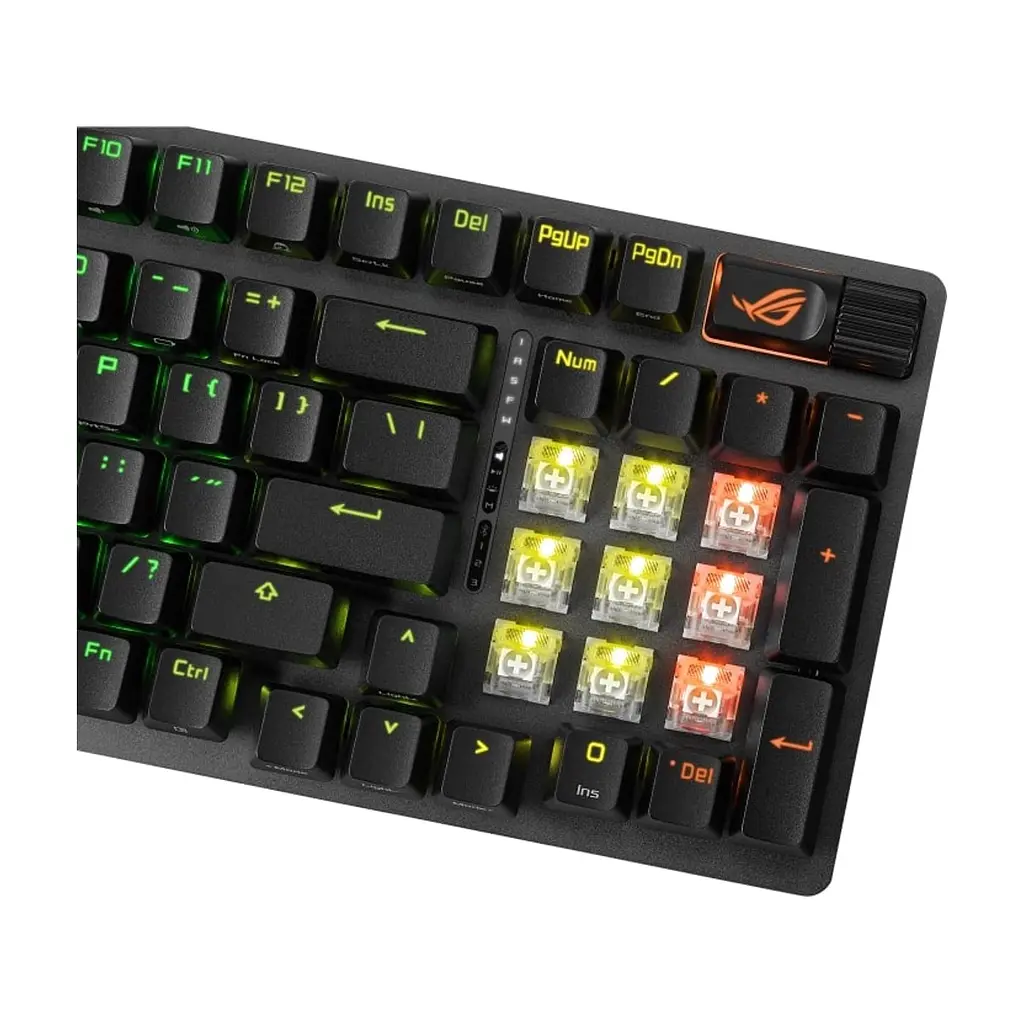 Клавіатура ASUS ROG Strix Scope II X NX Snow V2 ABS USB UA Black (90MP037A-BKMA00) - фото 10