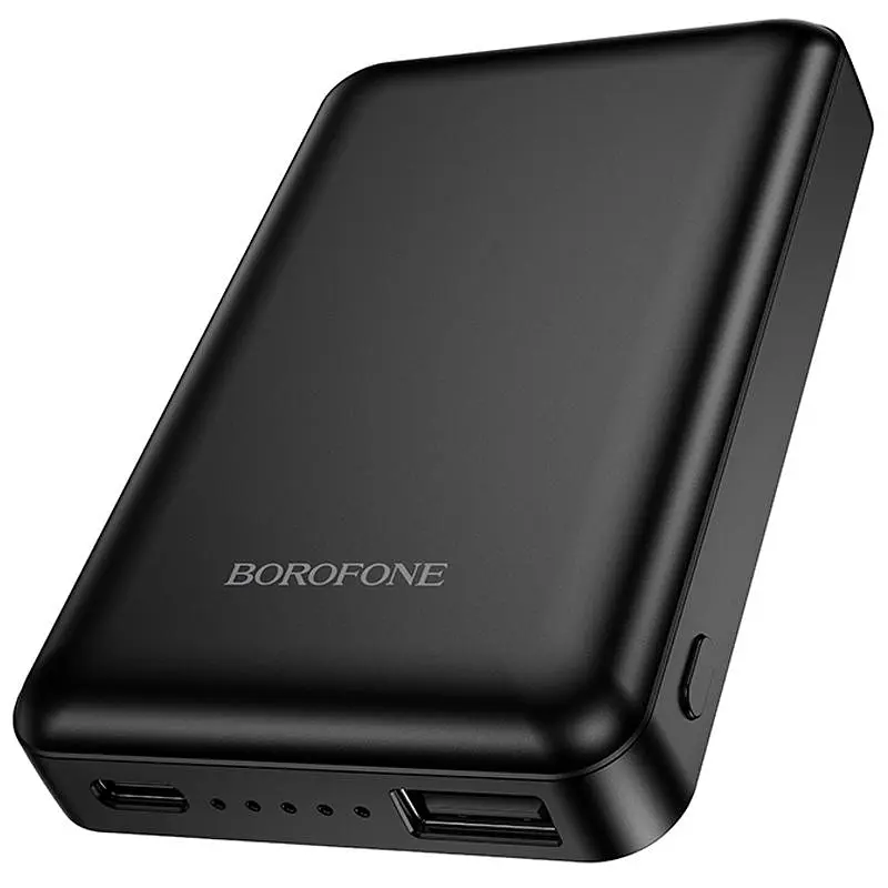 Портативный зарядный устройство Power Bank Borofone BJ82 Dawn 20W с аккумулятором 5000 мАч Black - фото 6