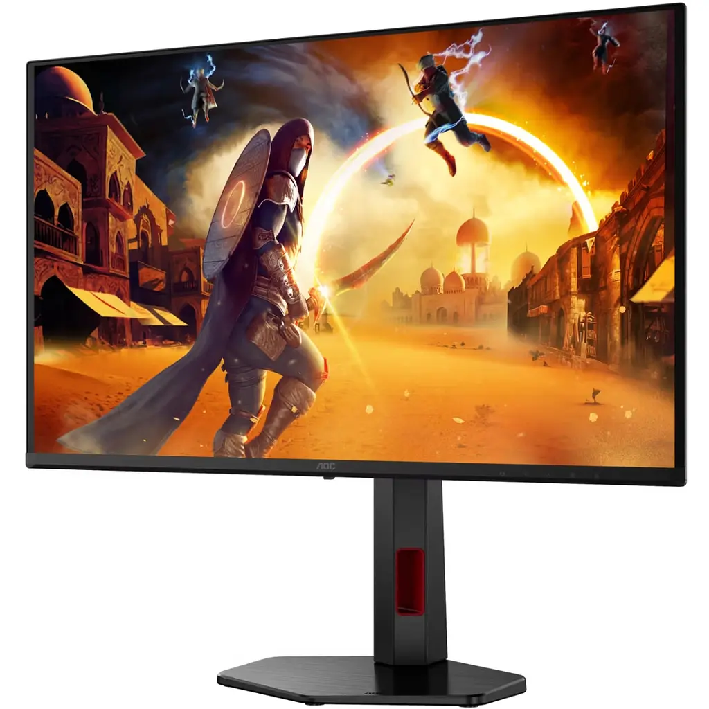 Монітор TFT 27 AOC Q27G4ZDR, QD-OLED, 240Гц, 0,03мс, 2хHDMI, DP, USB-hub, HAS, Pivot, чорно-червоний - фото 3