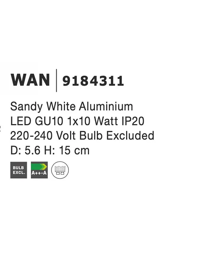 Світильник Nova Luce WAN 9184311 - фото 4
