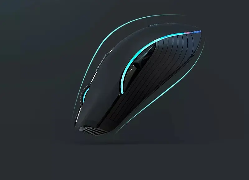 Компьютерная мышь Gamousе X9 беспроводная, бесшумная игровая с аккумулятором и подсветка Black - фото 3