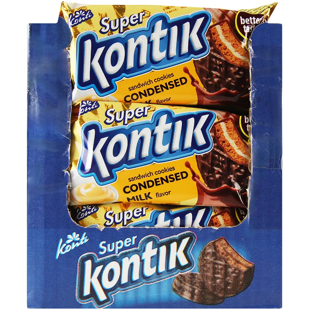 Печиво Konti Super Kontik зі смаком згущеного молока 90 г (920607) - фото 4