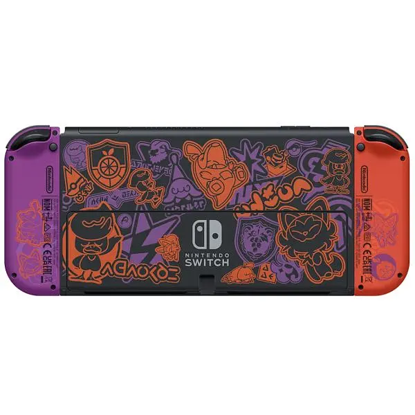 Nintendo Switch (OLED model) Pokemon Scarlet & Violet Edition Special Edition - фото 4