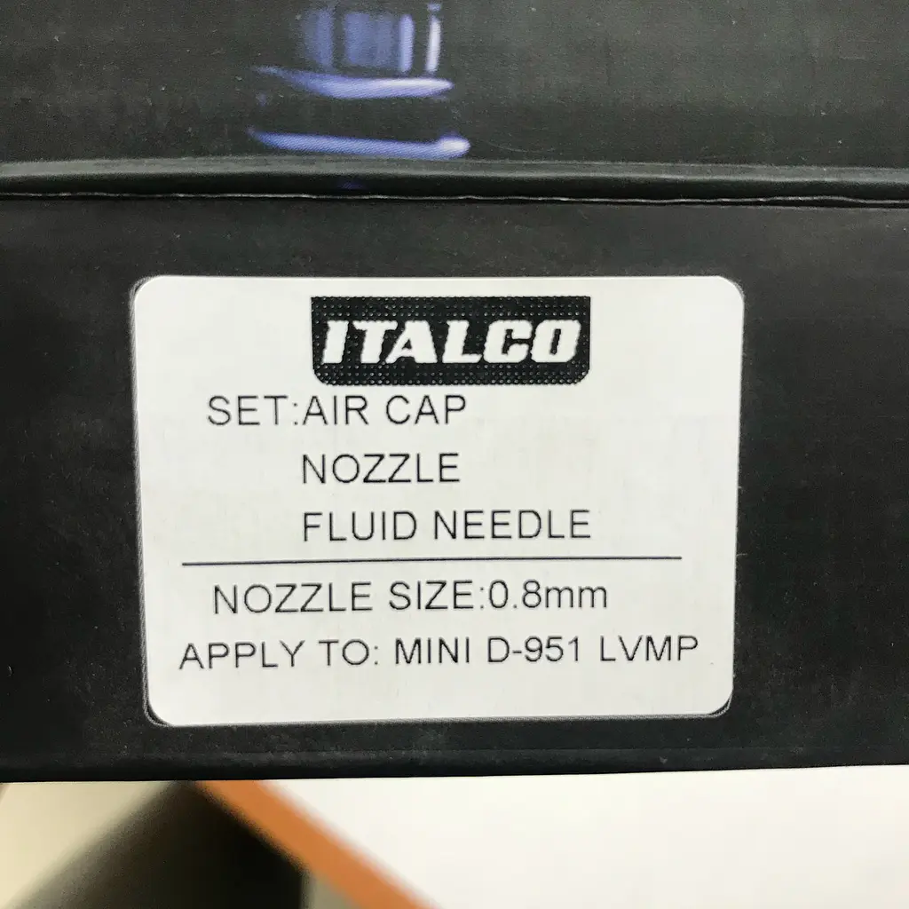 Форсунка 0.8 мм для фарбопультів D-951-MINI LVMP NS-LM Italco hoz0006826 - фото 3