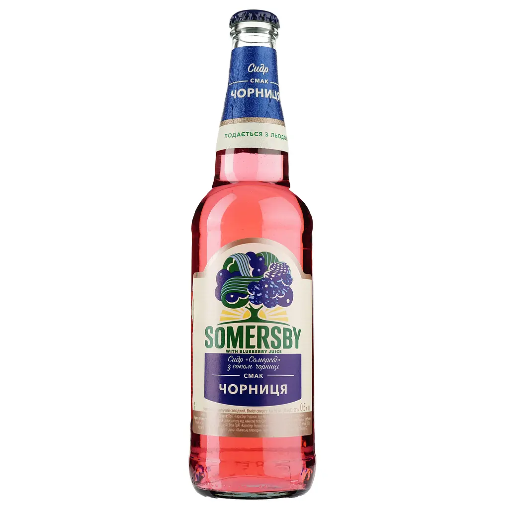 Сидр Somersby Чорниця 4.6% 0.5 л (743669) - фото 2