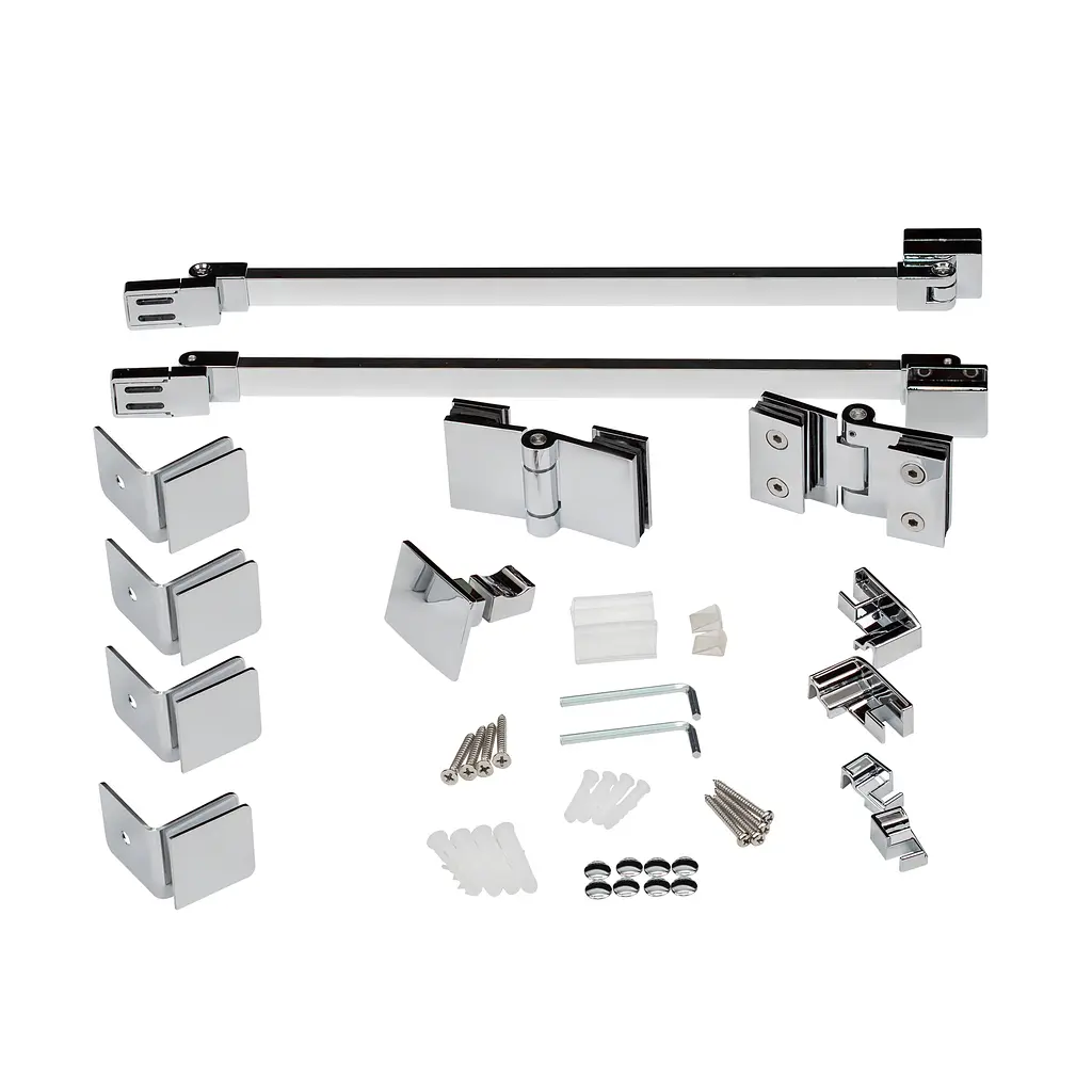 Душова кабіна Qtap Capricorn CRM10128RC6 120x80 см, скло Clear 6 мм, покриття CalcLess без піддона, Хром, Універсальна, прозорий - фото 9