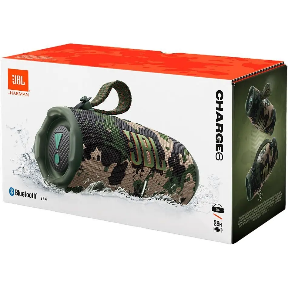 Портативна акустика JBL Charge 6 Squad [JBLCHARGE6SQUAD] [133201] - фото 10