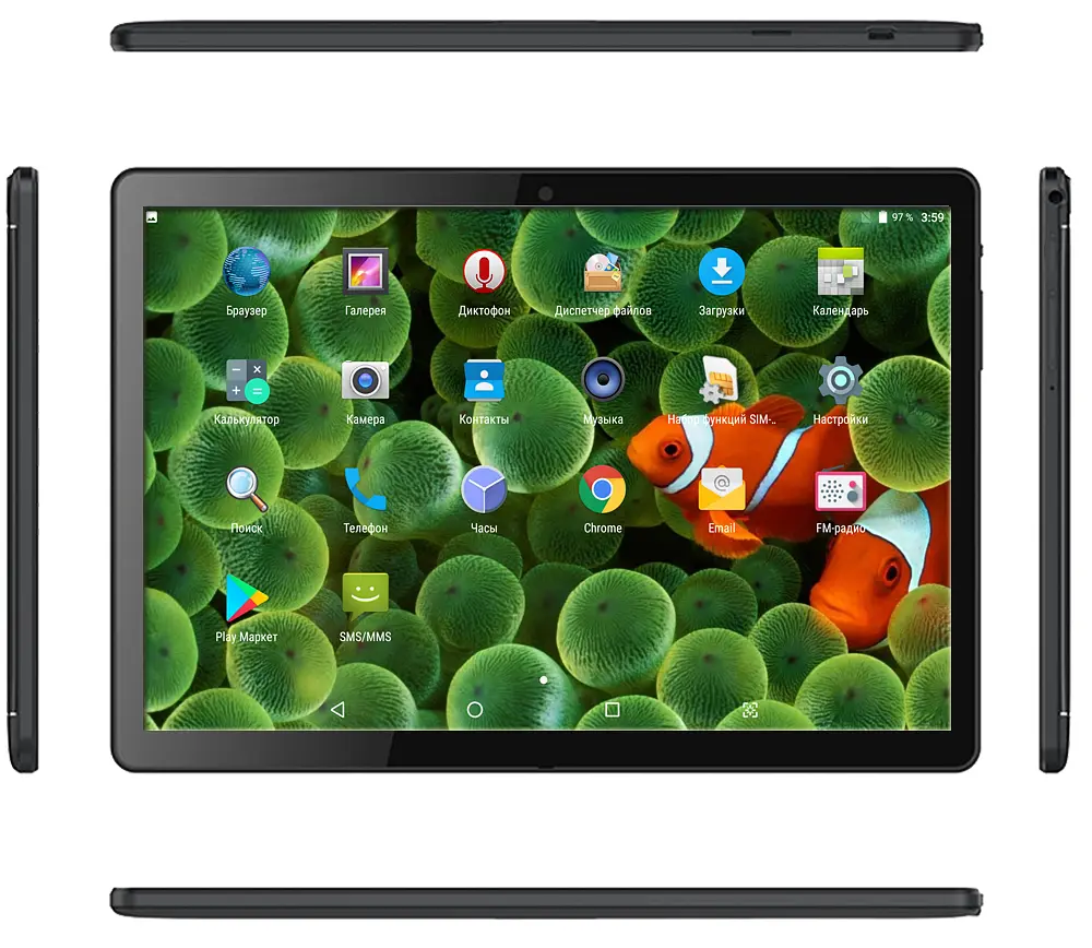 Планшет телефон Hoozo X1001 Lite Full HD 32Gb LTE Jet Black + Карта пам'яті 64GB - фото 4