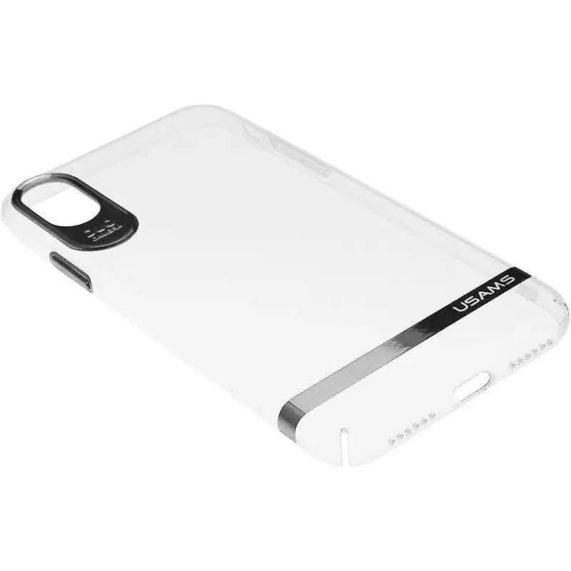Чохол-накладка Usams Q-plating Series Apple iPhone X Silver - фото 4
