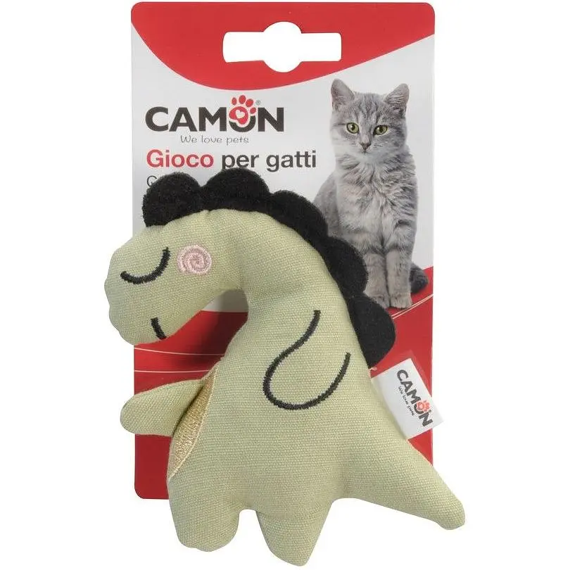 Игрушка для кошек Camon Животные, хлопок, с ароматом кошачьей мяты, 12 см, в ассортименте - фото 3