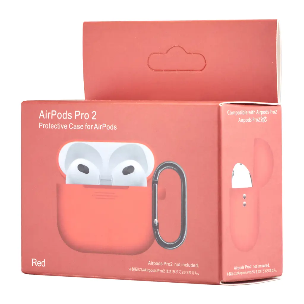 Чохол Silicone Case 1,2mm for AirPods Pro 2 Red - фото 2