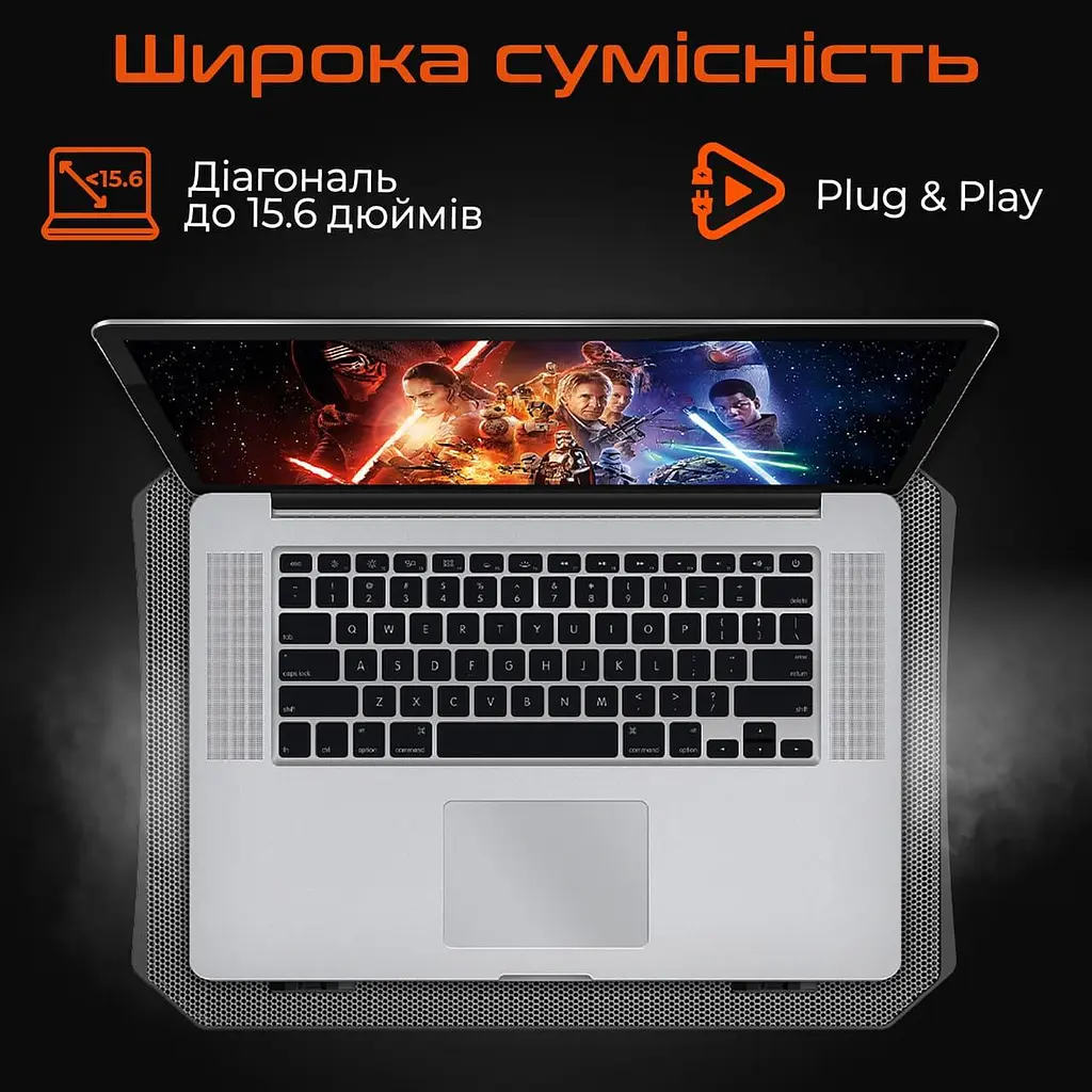 Подставка для ноутбука Meetion MT-CP3030-A (MT-CP3030-A) - фото 6