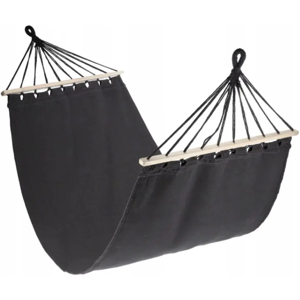 Гамак Jumi Garden тканевый с планкой темно-серый - фото 2