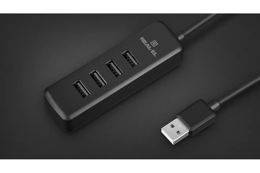 USB-хаб Real-el HQ-175 4 ports - фото 10