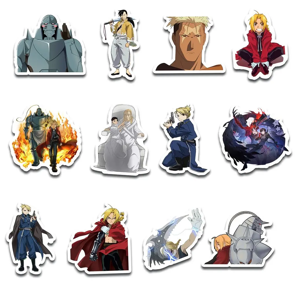 Стикерпак GeekLand Fullmetal Alchemist 45 штук (SP FA 01) - фото 5