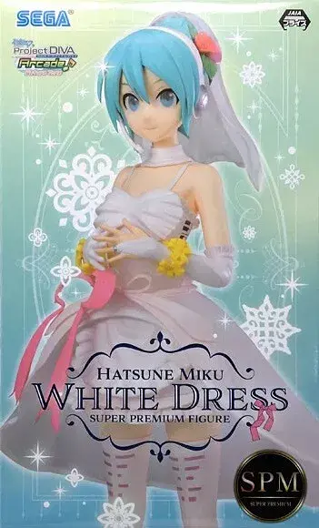 Фігурка Sega Вокалоїд Хацуне Міку Vocaloid Hatsune Miku White Dress 23 см S V HM WD 23 - фото 5