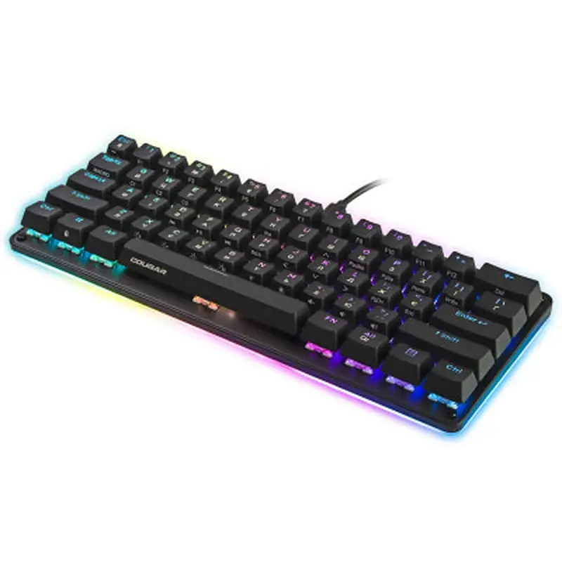 Клавіатура Cougar Puri Mini RGB USB Black (Puri Mini RGB) - фото 2