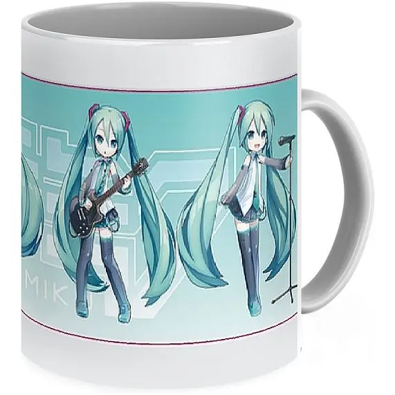 Кухоль GeekLand Вокалоїди Vocaloid Хацуне Міку Hatsune Miku ЧИБІ VC 02.04 330 мл різнобарвний - фото 2