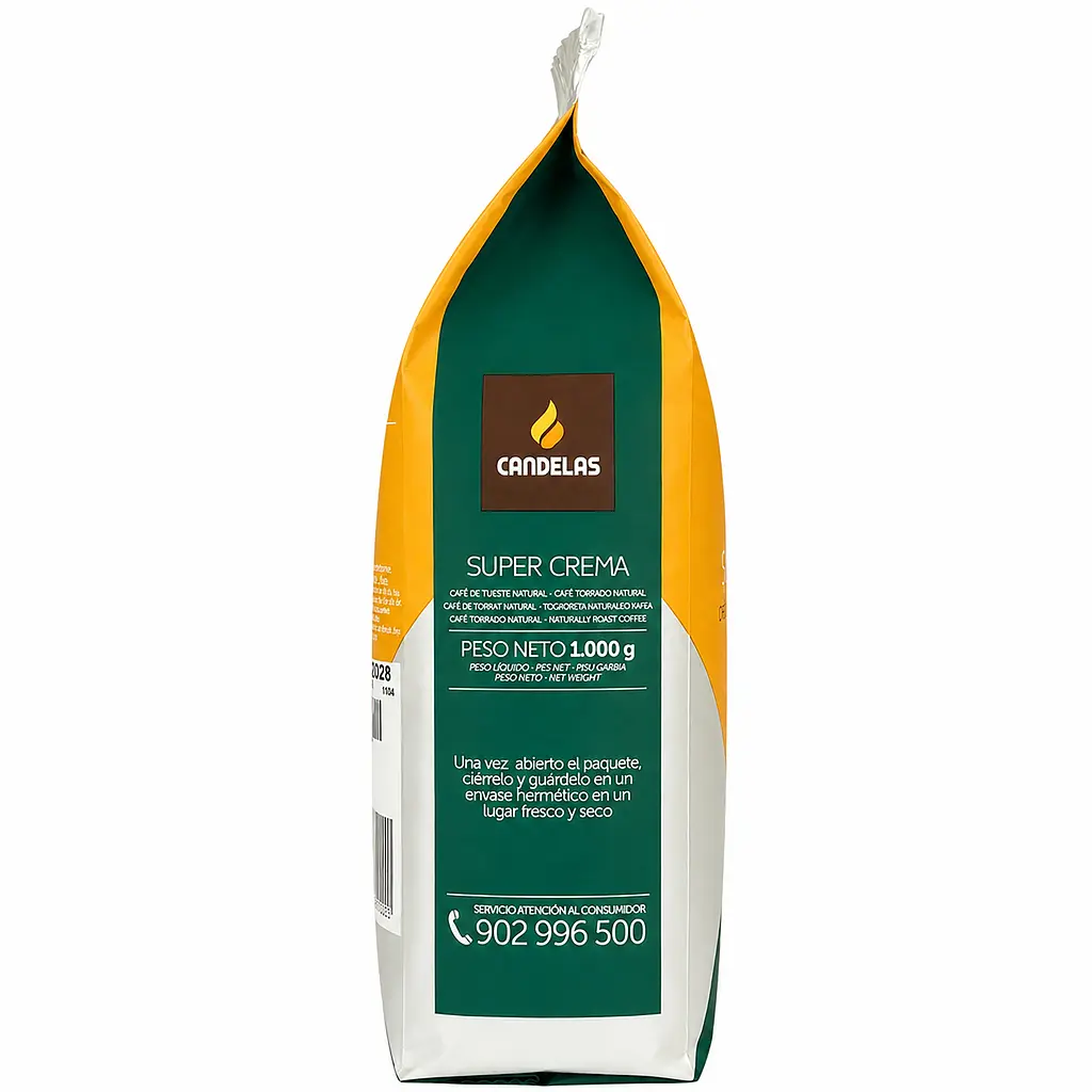 Кофе Candelas Super Crema Essential в зернах 1 кг - фото 4