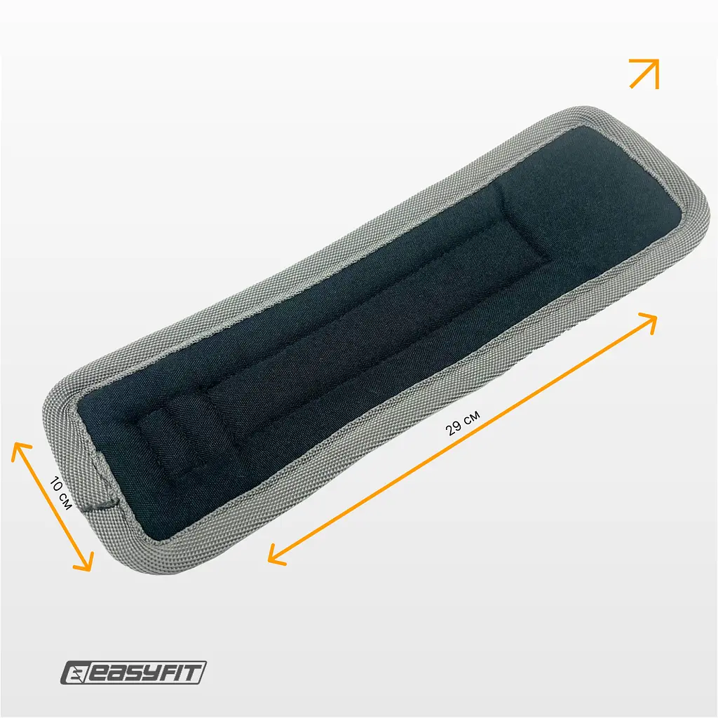 Манжета EasyFit чорна для тяги на тренажері Бубновского (EF-LGSTR-03) - фото 8
