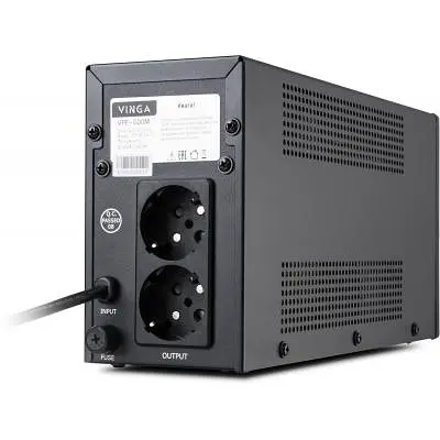 Пристрій безперебійного живлення Vinga LED 600VA metal case (VPE-600M) - фото 3