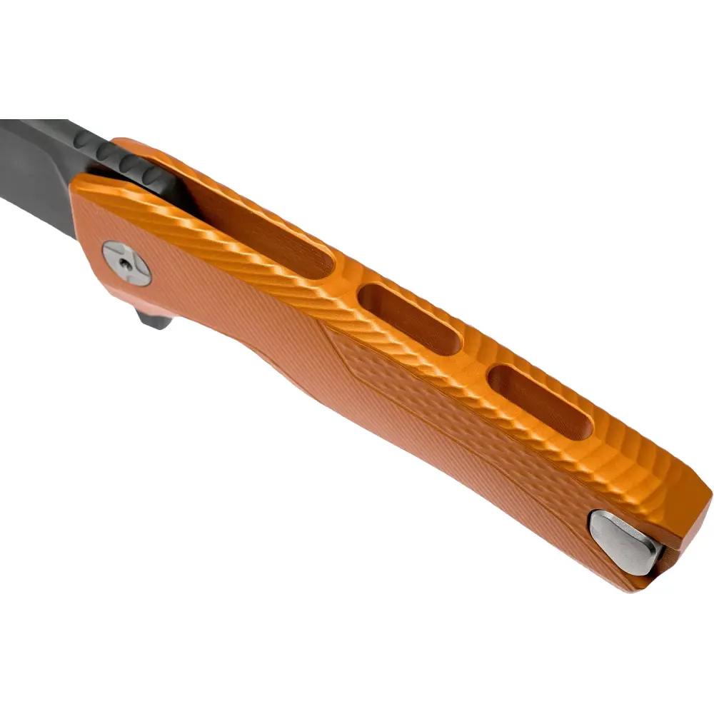 Ніж Lionsteel ROK Aluminum Orange Black - фото 8