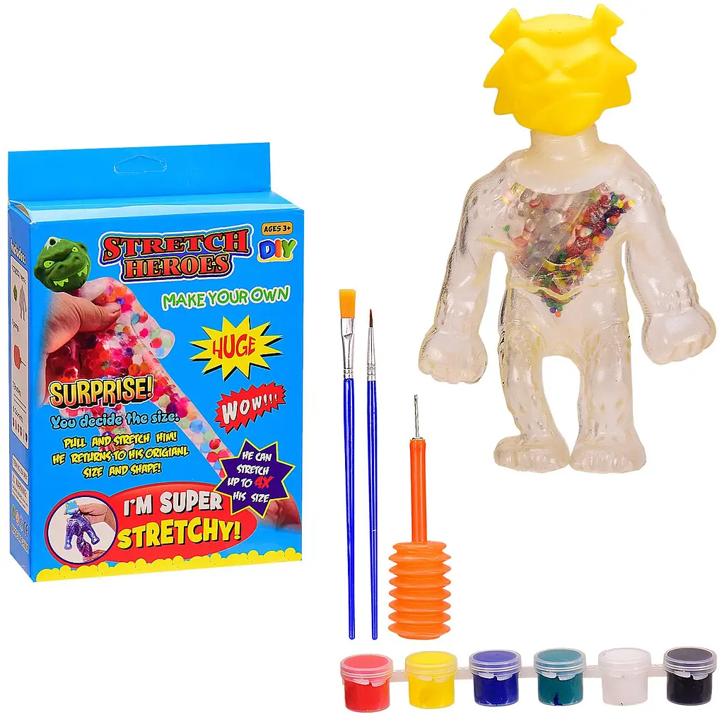Набір для творчості Stretch Heroes DIY: створення фігурки монстра, що розтягується (AN1482)