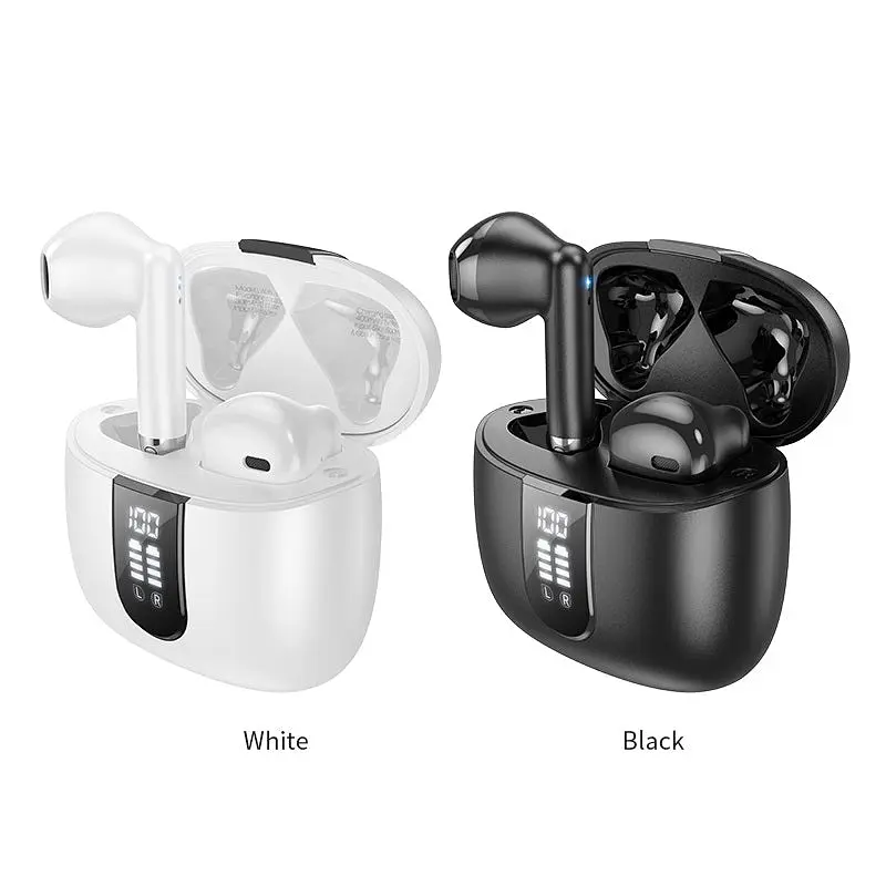 Беспроводные наушники Hoco EW36  Delicate TWS |BT5.3, 30/400mAh, 4h| вкладыши white - фото 3