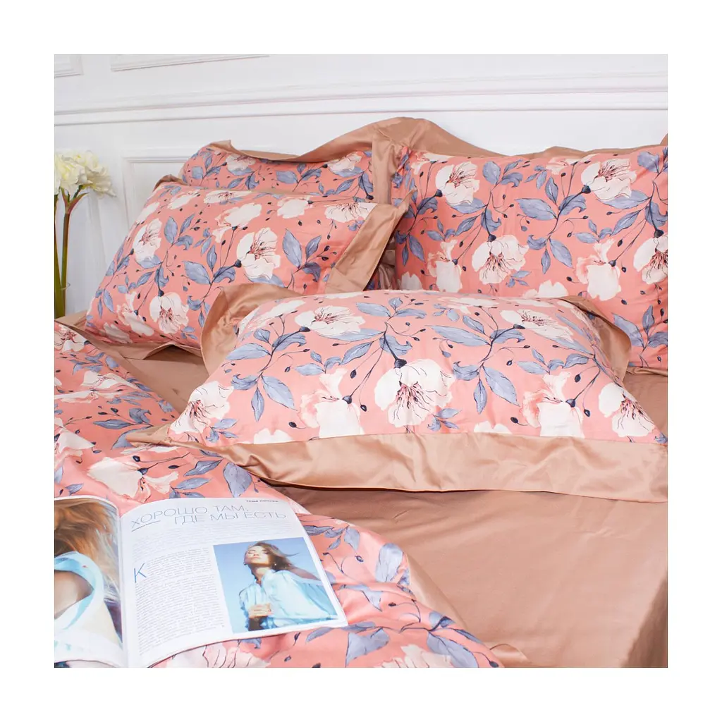 Постільна білизна MirSon Satin print Elit Coral reef 2х143х210 сімейний (2200005394700)
